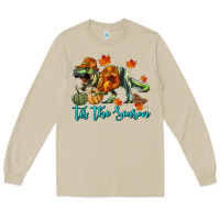 Mushroom t rex tis the season Long Sleeve Tee - RanaPortraitStore
