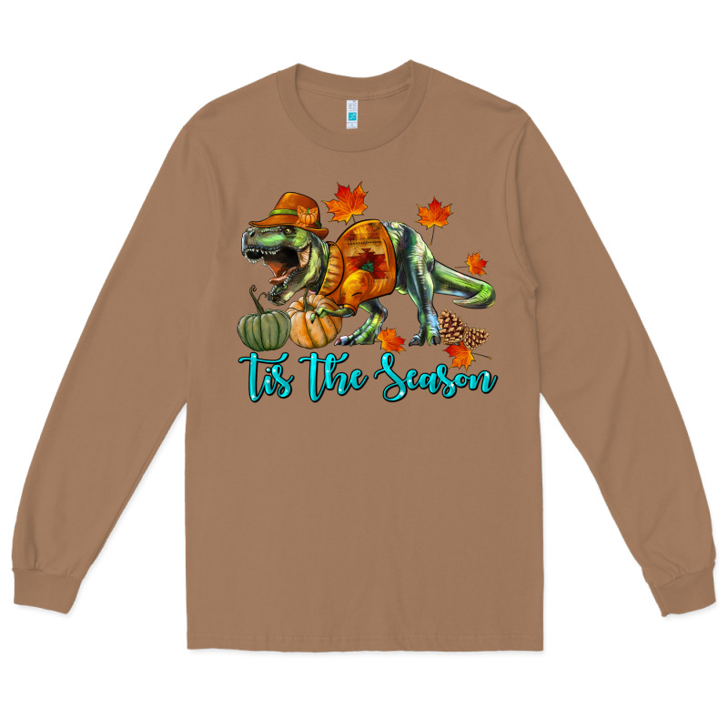 T Rex Tis The Season Long Sleeve Tee by RanaPortraitStore | Teevron