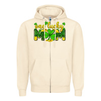 Sandshell one lucky mom Zipper Hoodie - Zillion Design Studio