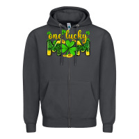 Smoke one lucky mom Zipper Hoodie - Zillion Design Studio