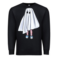 Black cute ghost Premium Sweatshirt - BundleAndBundleShop