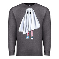 Charcoal Heather cute ghost Premium Sweatshirt - BundleAndBundleShop