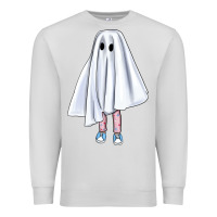 Dove Grey cute ghost Premium Sweatshirt - BundleAndBundleShop