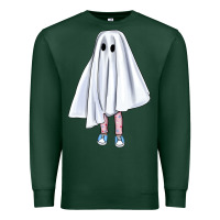 Sports Green cute ghost Premium Sweatshirt - BundleAndBundleShop