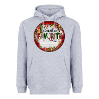 Heather Grey custom name santas favorite nurse Heavyweight Hoodie - AdoDesignShop