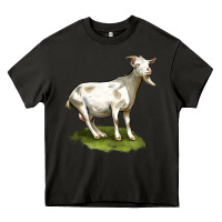 Asphalt cashmere goat Heavy Core Tee - LillyAllenDesigns