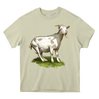 Mossy cashmere goat Heavy Core Tee - LillyAllenDesigns