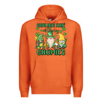 Carrot shamrock with my gnomies Premium Hoodie - MaliasSmallBusiness