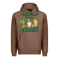 Chestnut shamrock with my gnomies Premium Hoodie - MaliasSmallBusiness