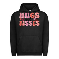 Pigment Black hugs and kisses Urban Hoodie - MaliasSmallBusiness