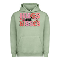 Pigment Oil Green hugs and kisses Urban Hoodie - MaliasSmallBusiness