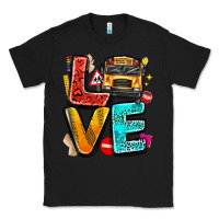 Black love school bus Classic Tee - texasbilliewilder