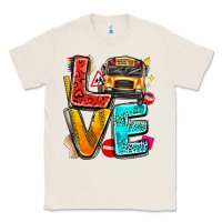 Natural love school bus Classic Tee - texasbilliewilder
