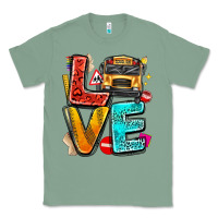 Sage love school bus Classic Tee - texasbilliewilder