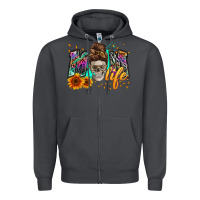 Smoke mom life with skull Zipper Hoodie - Zillion Design Studio