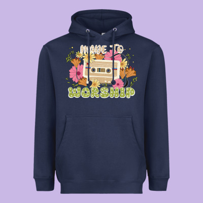 Made To Worship Heavyweight Hoodie Designed By Jahusdesignshop