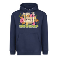 Navy made to worship Heavyweight Hoodie - JahusDesignShop