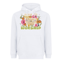 White made to worship Heavyweight Hoodie - JahusDesignShop