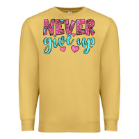 Antique Gold never give up Premium Sweatshirt - JahusDesignShop