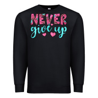 Black never give up Premium Sweatshirt - JahusDesignShop