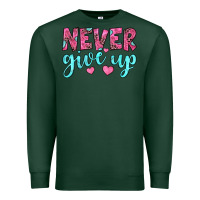 Sports Green never give up Premium Sweatshirt - JahusDesignShop