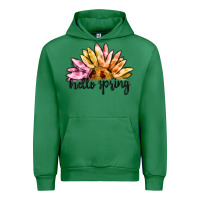 Emerald hello spring Urban Hoodie - MaliasSmallBusiness