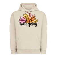 Pigment French Oak hello spring Urban Hoodie - MaliasSmallBusiness