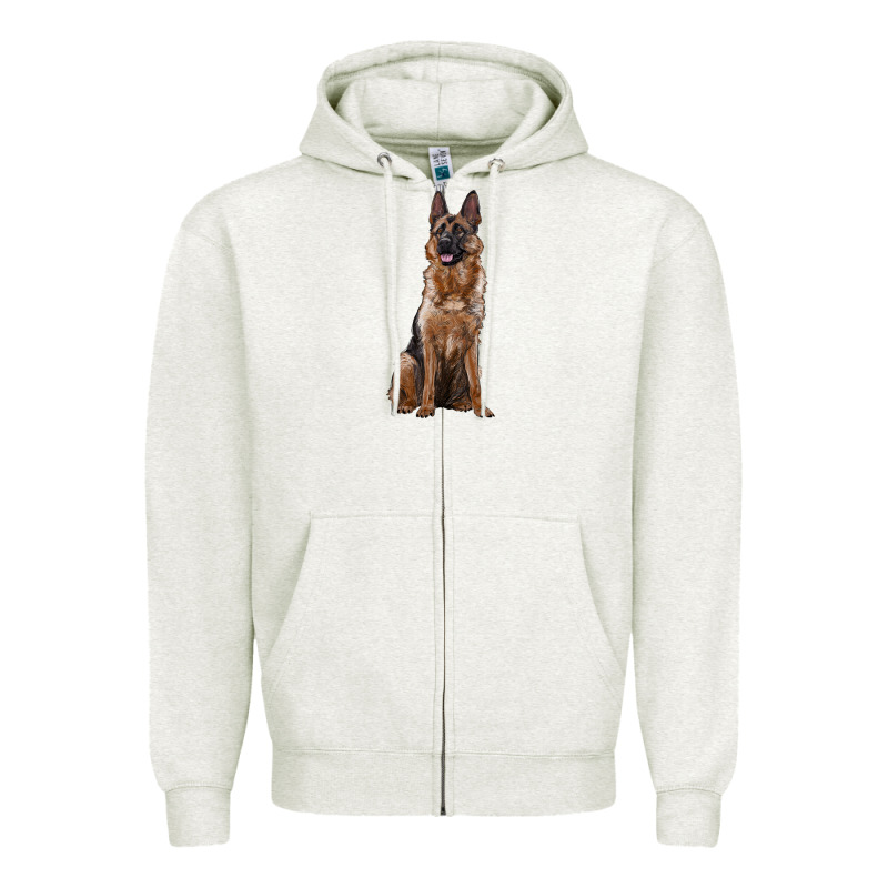 German Shepherd Zipper Hoodie by RanaPortraitStore | Teevron
