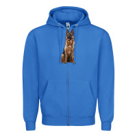 True Royal german shepherd Zipper Hoodie - RanaPortraitStore
