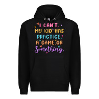 Black sports mom Premium Hoodie - MaliasSmallBusiness