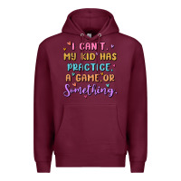 Burgundy sports mom Premium Hoodie - MaliasSmallBusiness