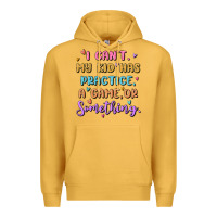 Mustard sports mom Premium Hoodie - MaliasSmallBusiness