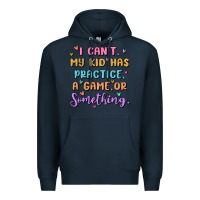 Navy sports mom Premium Hoodie - MaliasSmallBusiness