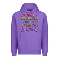 Purple sports mom Premium Hoodie - MaliasSmallBusiness