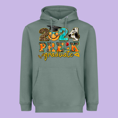 2024 Pre K Graduate Heavyweight Hoodie Designed By Adodesignshop