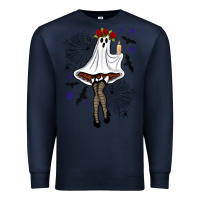 Navy freak ghost halloween Premium Sweatshirt - BundleAndBundleShop