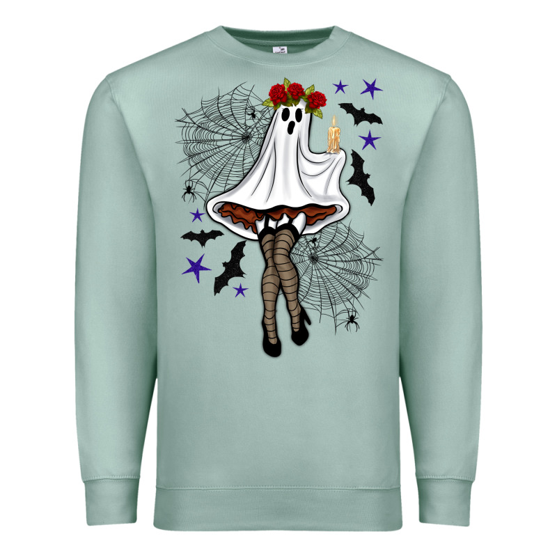 Freak Ghost Halloween Premium Sweatshirt by BundleAndBundleShop | Teevron