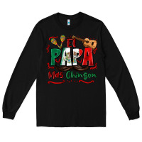 Black el papa mas chingon Long Sleeve Tee - Zillion Design Studio
