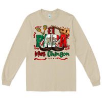 Mushroom el papa mas chingon Long Sleeve Tee - Zillion Design Studio