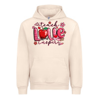 Sandshell teach love inspire valentines day Urban Hoodie - MaliasSmallBusiness