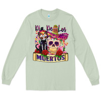 Matcha dia de los muertos Long Sleeve Tee - Zillion Design Studio