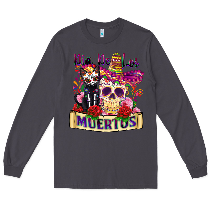 Dia De Los Muertos Long Sleeve Tee by Zillion Design Studio | Teevron