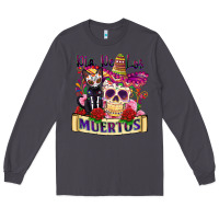 Smoke dia de los muertos Long Sleeve Tee - Zillion Design Studio