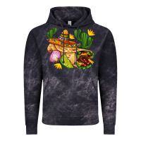 Cloud Black burrito  with sombrero and union with cactus Vintage Hoodie - AdoDesignShop