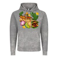 Cloud Rock burrito  with sombrero and union with cactus Vintage Hoodie - AdoDesignShop