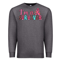 Charcoal Heather i'm a survivor Premium Sweatshirt - JahusDesignShop