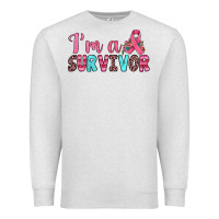 Oatmeal Heather i'm a survivor Premium Sweatshirt - JahusDesignShop