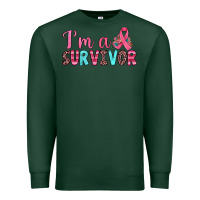 Sports Green i'm a survivor Premium Sweatshirt - JahusDesignShop