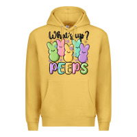 Antique Gold what's up peeps Premium Hoodie - MaliasSmallBusiness