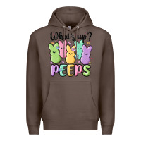 Coffee what's up peeps Premium Hoodie - MaliasSmallBusiness